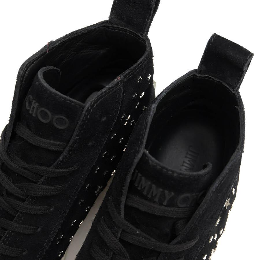 JIMMY CHOO（ジミーチュウ） ハイカットスニーカー COLT 牛革 スター 