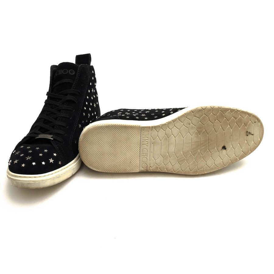 JIMMY CHOO（ジミーチュウ） ハイカットスニーカー COLT 牛革 スター 