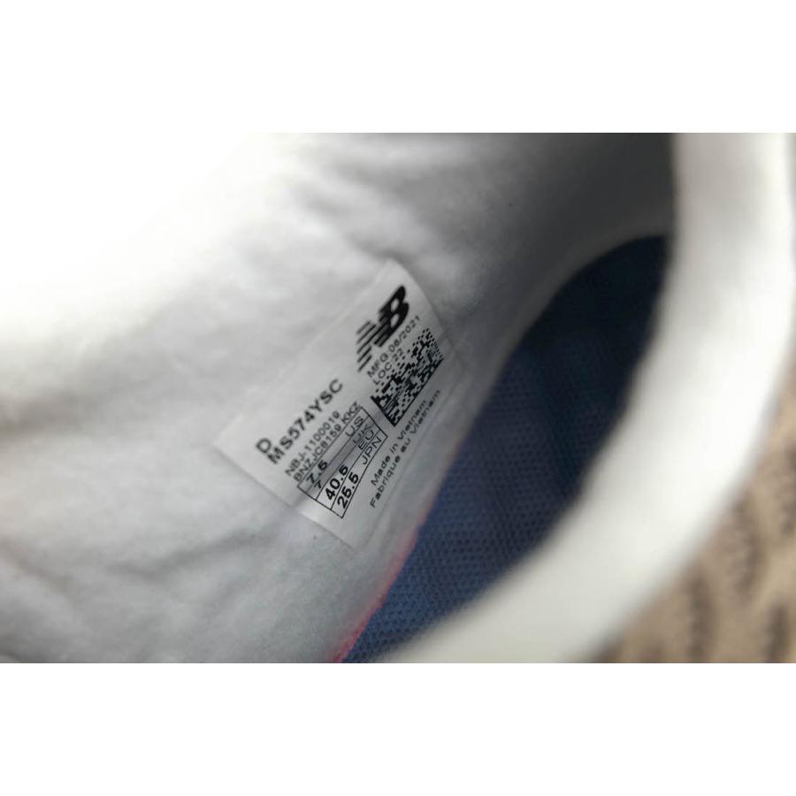 NEW BALANCE ニューバランス ローカットスニーカー MS574YSC SHARK