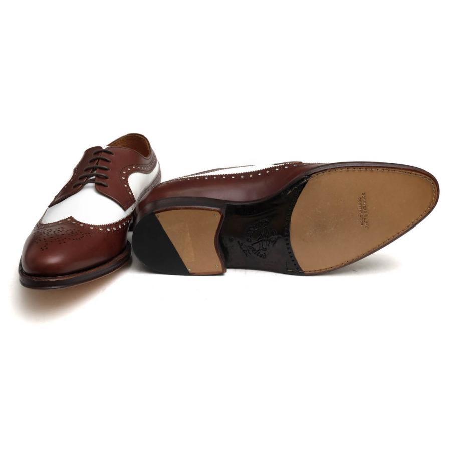 ○ジャランスリワヤ JALAN SRIWIJAYA 牛革 カーフ ビジネスシューズ 98320 アメリカンブローグ ロングウイングチップ レザーソール 中古 JALAN SRIWIJAYA（ジャラン スリウァヤ） ジャランスリワヤ ビジネス