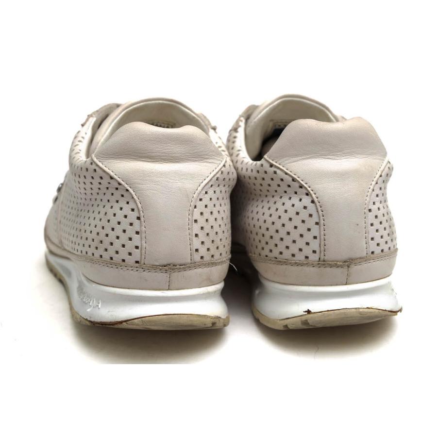 ○ドルガバ DOLCE＆GABBANA 牛革 カーフ ローカットスニーカー CS0638 SNEAKERS PIUMOTTO FORO ロゴプレート メンズ 【中古】 中古 DOLCE&GABBANA（ドルチェ & ガッバーナ） ドルガバ ローカット