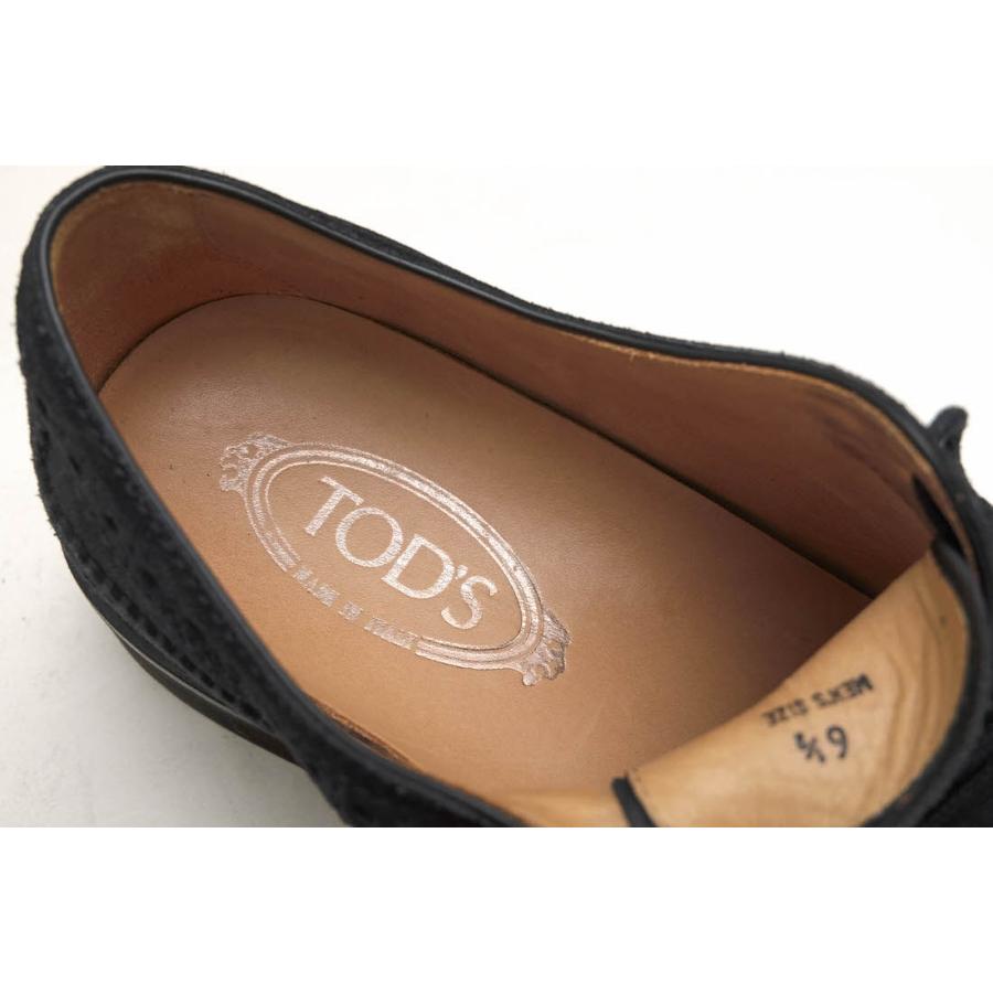 TOD'S（トッズ） ビジネスシューズ 牛革 ラバーソール ロングウイング
