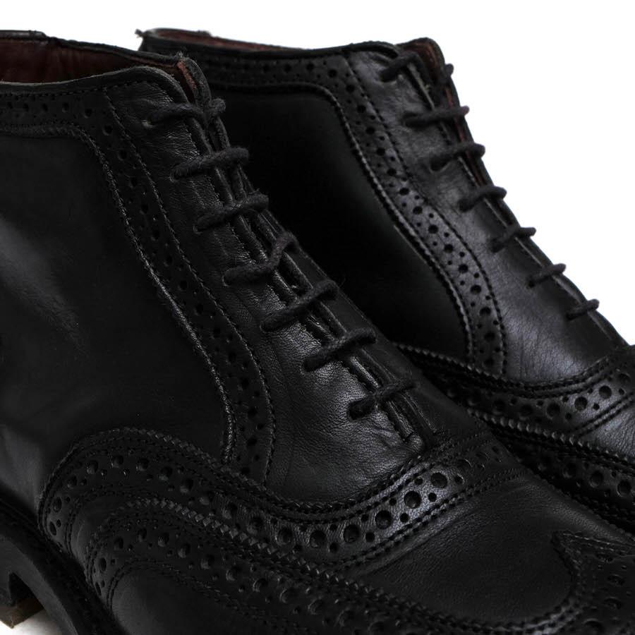 アレン エドモンズ／Allen Edmonds レースアップブーツ シューズ 靴 メンズ 男性 男性用レザー 革 本革 ブラック 黒  7588 STIRLING スターリング ウイングチップ グッドイヤーウェルト製法 Allen Edmonds（アレン・エドモンズ） アレン エドモンズ レースアップ