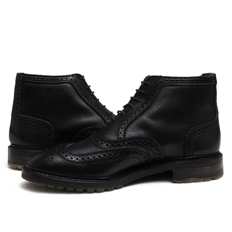 アレン エドモンズ／Allen Edmonds レースアップブーツ シューズ 靴 メンズ 男性 男性用レザー 革 本革 ブラック 黒  7588 STIRLING スターリング ウイングチップ グッドイヤーウェルト製法 Allen Edmonds（アレン・エドモンズ） アレン エドモンズ レースアップ