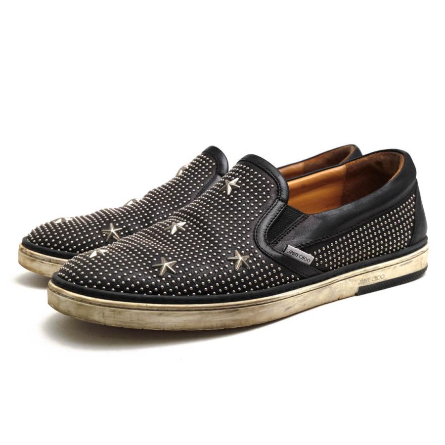 ✨美品✨ JIMMY CHOO スリッポンレザースニーカー スタッズ 38 楽天市場】ジミーチュウ Jimmy Choo メンズ 靴 スニーカー ローカット