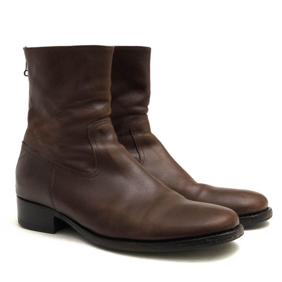BUTTERO ブラウン ジップブーツ 41 B1117 楽天市場】BUTTERO サイド