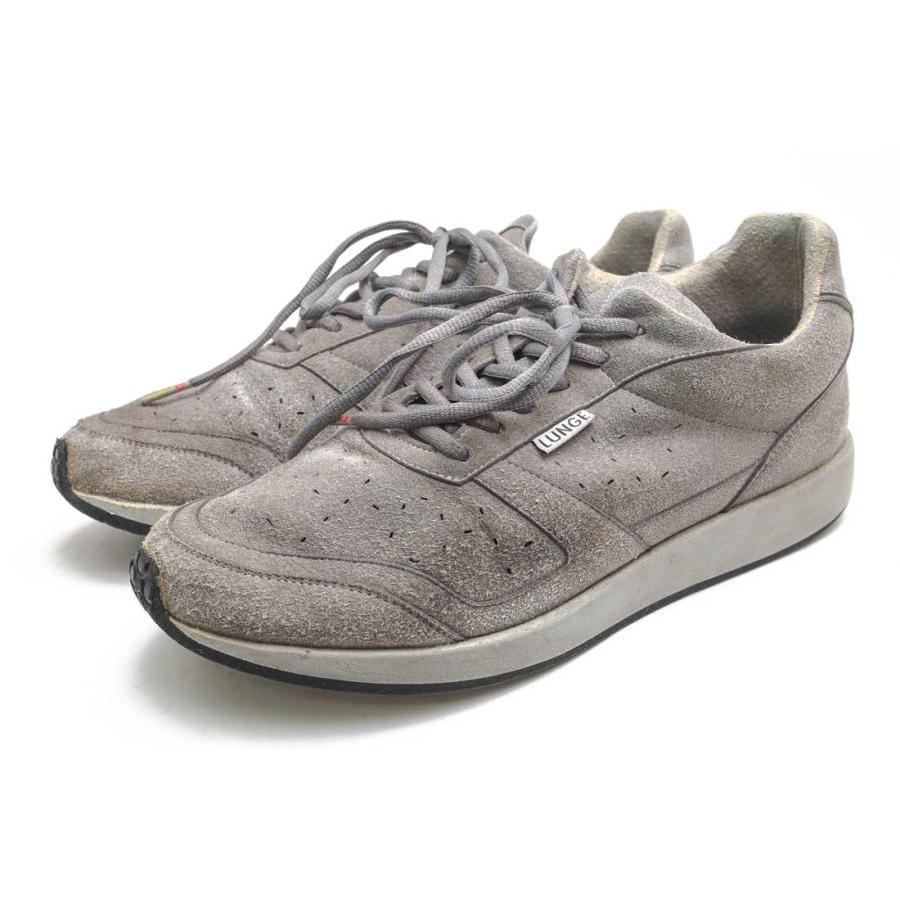 ルンゲ／LUNGE シューズ スニーカー 靴 ローカット メンズ 男性 男性用 PVCレザー グレー 灰色  GLS200 Classic Walk Adagio アダージョ ウォーキングシューズ LUNGE ルンゲ ローカットスニーカー GLS200 Classic Walk Adagio
