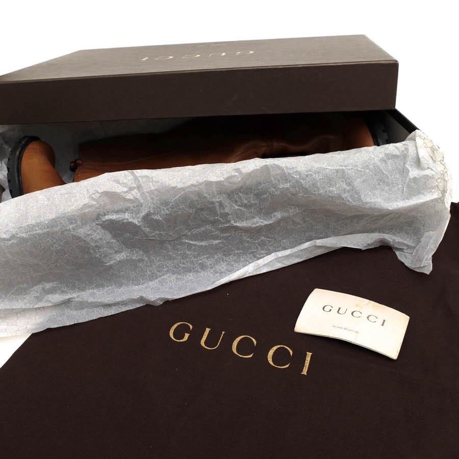 GUCCI（グッチ） ロングブーツ Saint Moritz Knee High Boots 牛革