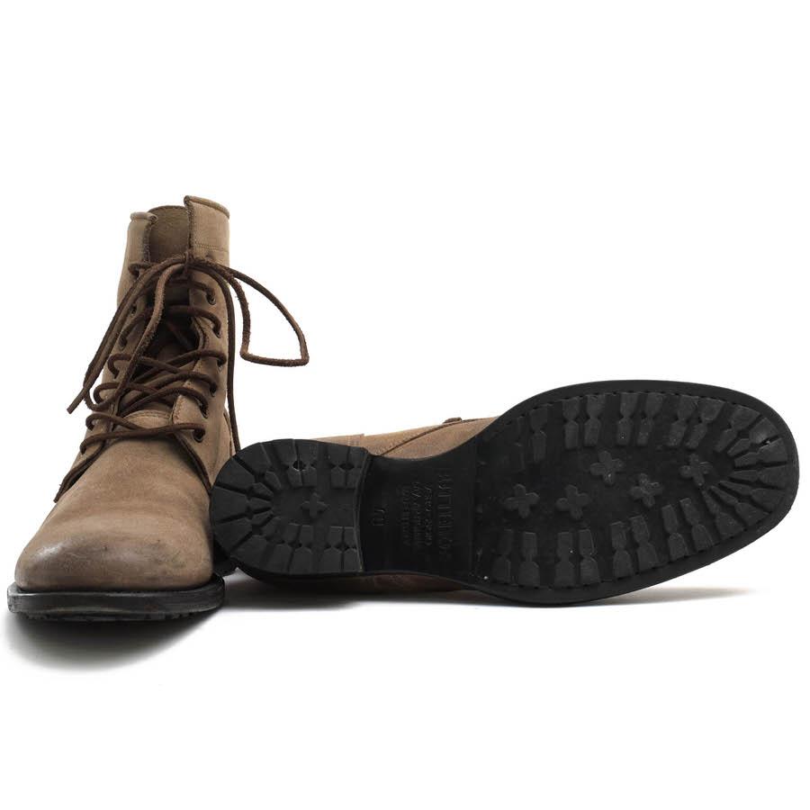 BUTTERO（ブッテロ） レースアップブーツ B2294 オイルドスエード 牛革