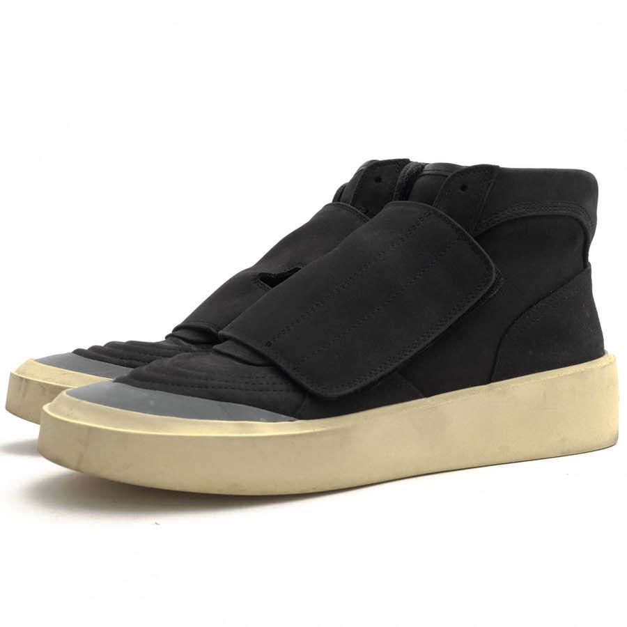 ○フィアオブゴッド FEAR OF GOD ヌバック 牛革 ハイカットスニーカー SKATE MID SNEAKER BLACK NUBUCK 3M TOE メンズ 【中古】 中古 FEAR OF GOD フィアオブゴッド ハイカットスニーカー SKATE MID