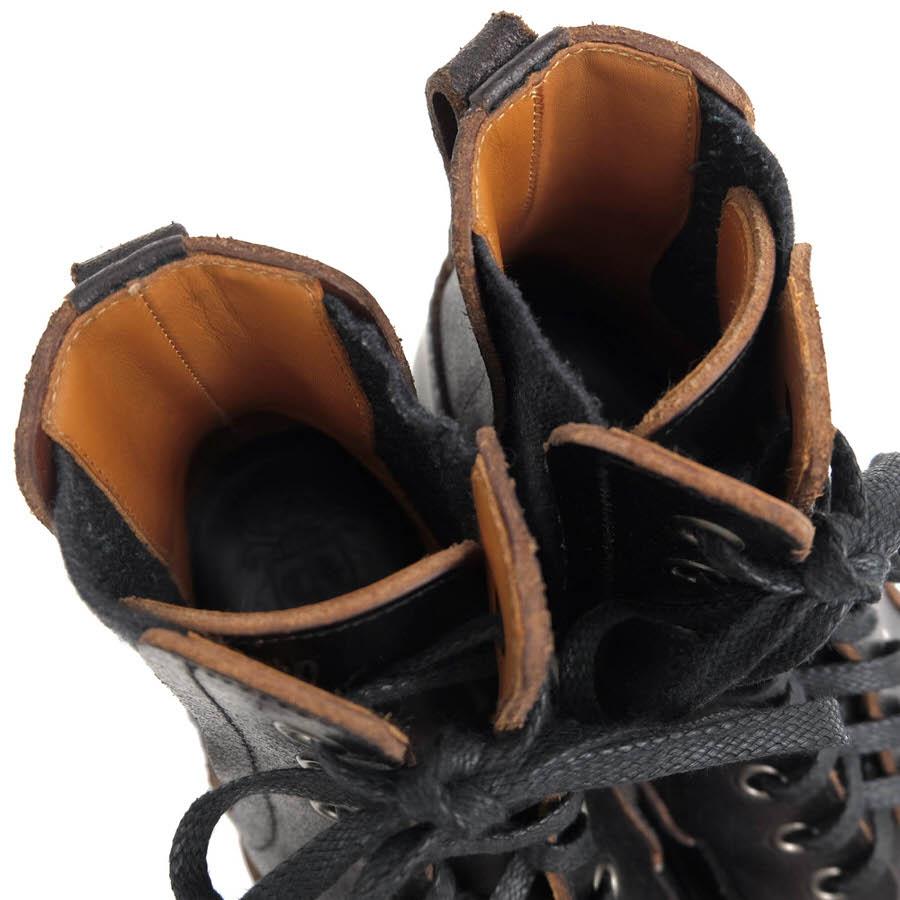 ○ショセ chausser NATORIYA なとりや別注 米国ホーウィン社クロムエクセル 牛革 ラフアウトレザー レースアップブーツ NT202 ワー 中古 chausser（ショセ） レースアップブーツ NT202 NATORIYA なとりや別注