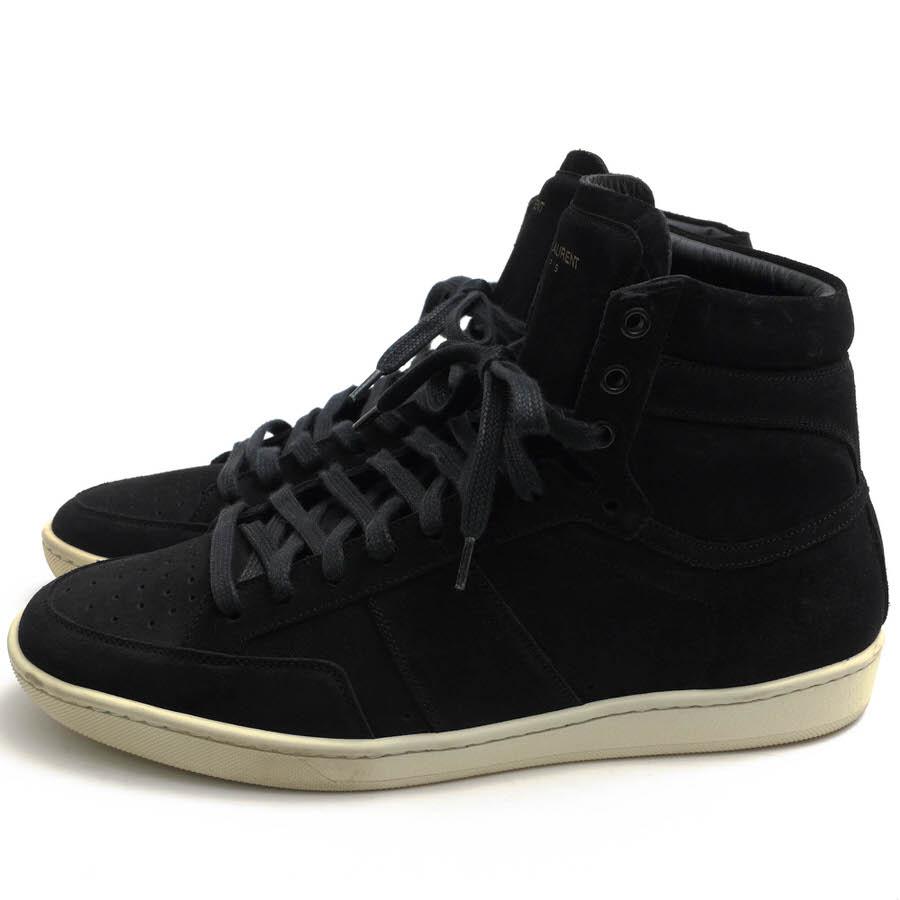 19SS SAINT LAURENT ハイカット キャンバス スニーカー 41 19SS SAINT LAURENT ハイカット キャンバス スニーカー 41 - メルカリ