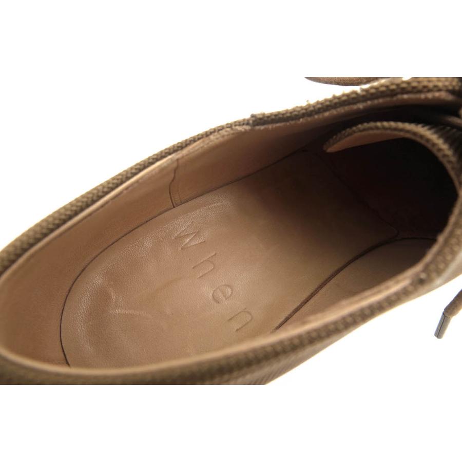 When ウェン ビジネスシューズ コーデュラナイロン ホールカット