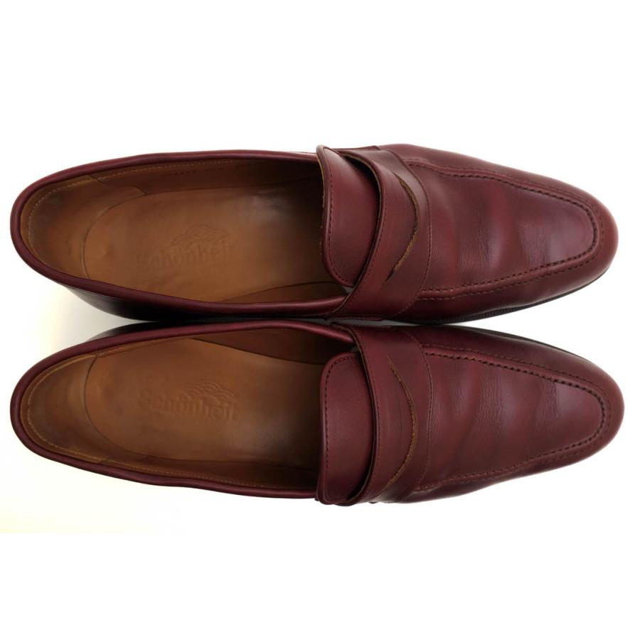 Schonheit ショーンハイト コインローファー SH111-E1 米国ホーウィン社クロムエクセル 牛革 バーガンディー ブリティッシュトラッド  スリ