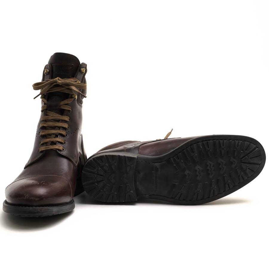 Santoni サントーニ 6.5レザー ジョッパーズブーツ SANTONI サントーニ ジョッパーブーツ ブラウン 06