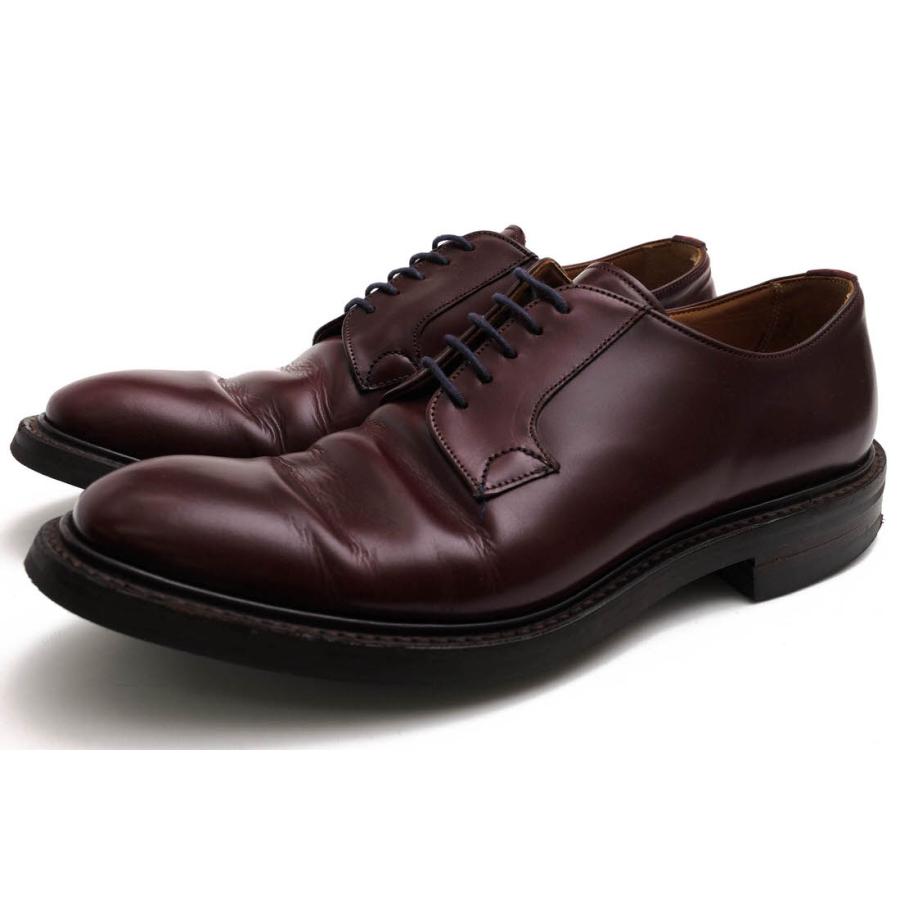 ○ポールスミス Paul Smith 牛革 カーフ ストームウェルト ビジネスシューズ 5760/48 OXBLOOD BURGUNDY 5 TIE DERBY ハンドメイド  中古 Paul Smith（ポール・スミス） ビジネスシューズ 5760/48 OXBLOOD