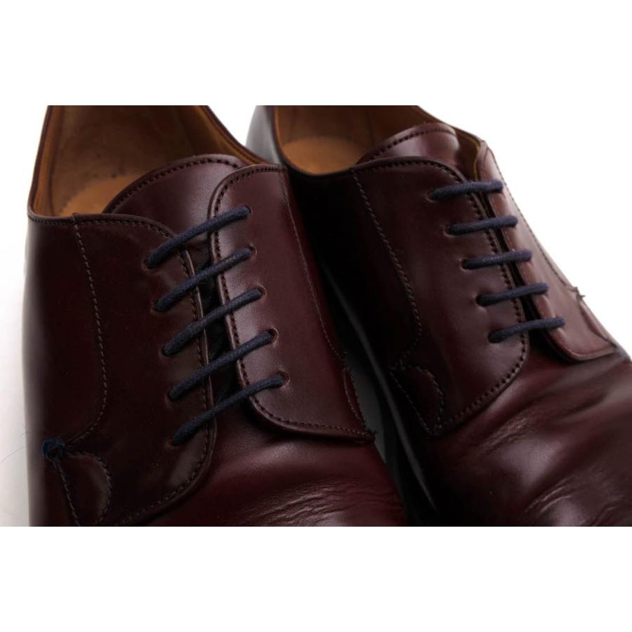 ○ポールスミス Paul Smith 牛革 カーフ ストームウェルト ビジネスシューズ 5760/48 OXBLOOD BURGUNDY 5 TIE DERBY ハンドメイド  中古 Paul Smith（ポール・スミス） ビジネスシューズ 5760/48 OXBLOOD