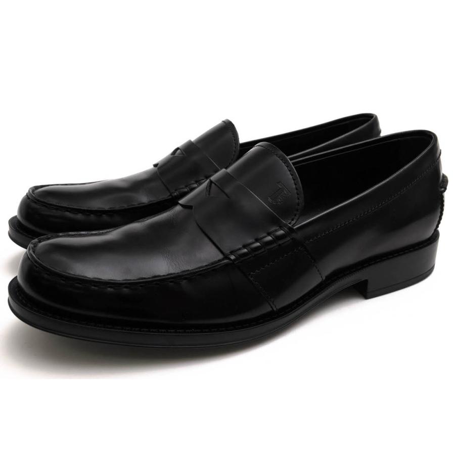 ○トッズ TOD'S 牛革 カーフ ドライビングシューズ XXM0UD0K130AKTB999 MOCASSINO COLLEGE GOMMA CLASSICO ローファー型 モ  中古 TOD'S（トッズ） ドライビングシューズ XXM0UD0K130AKTB999 MOCASSINO