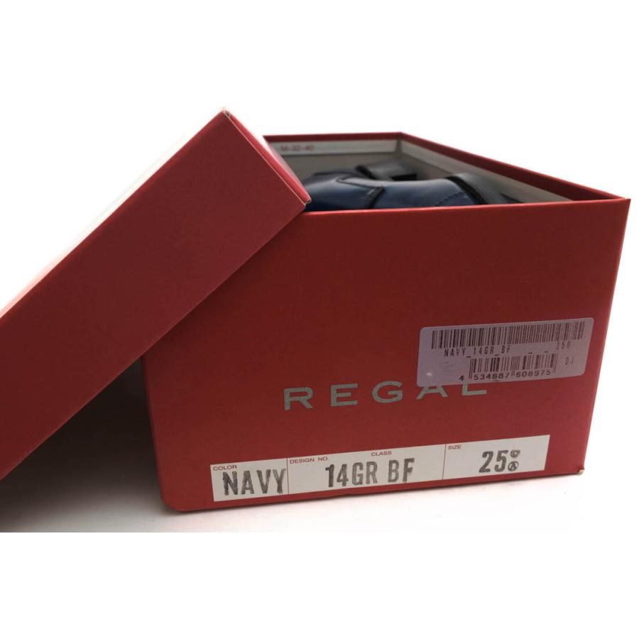 REGAL（リーガル） ビジネスシューズ 14GR 牛革 チゼルトゥ ダブル