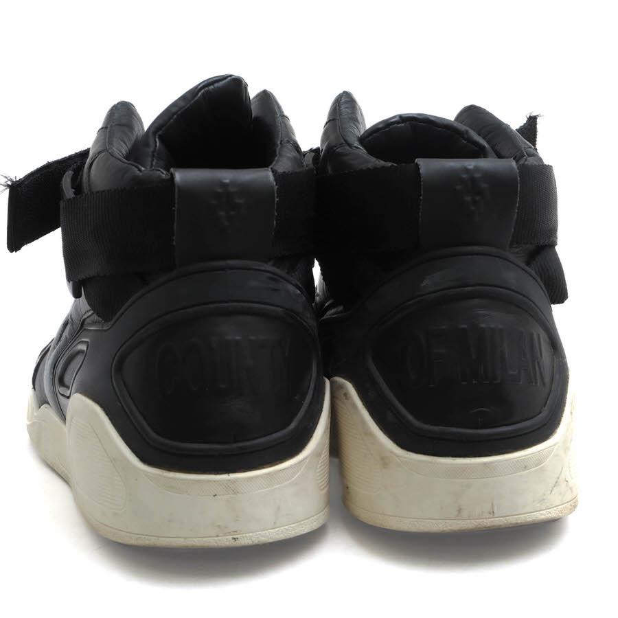 ○マルセロ ブロン MARCELO BURLON 牛革 カーフ ハイカットスニーカー EM9008 メンズ 【中古】 中古 MARCELO BURLON マルセロ ブロン ハイカットスニーカー EM9008 牛革