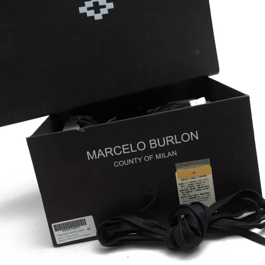 MARCELO BURLON マルセロ ブロン ハイカットスニーカー EM9008 牛革