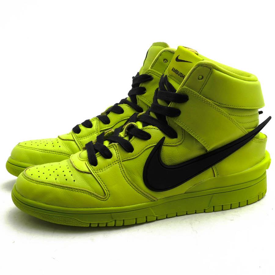 NIKE ナイキ ハイカットスニーカー CU7544-300 Dunk High Flash Lime
