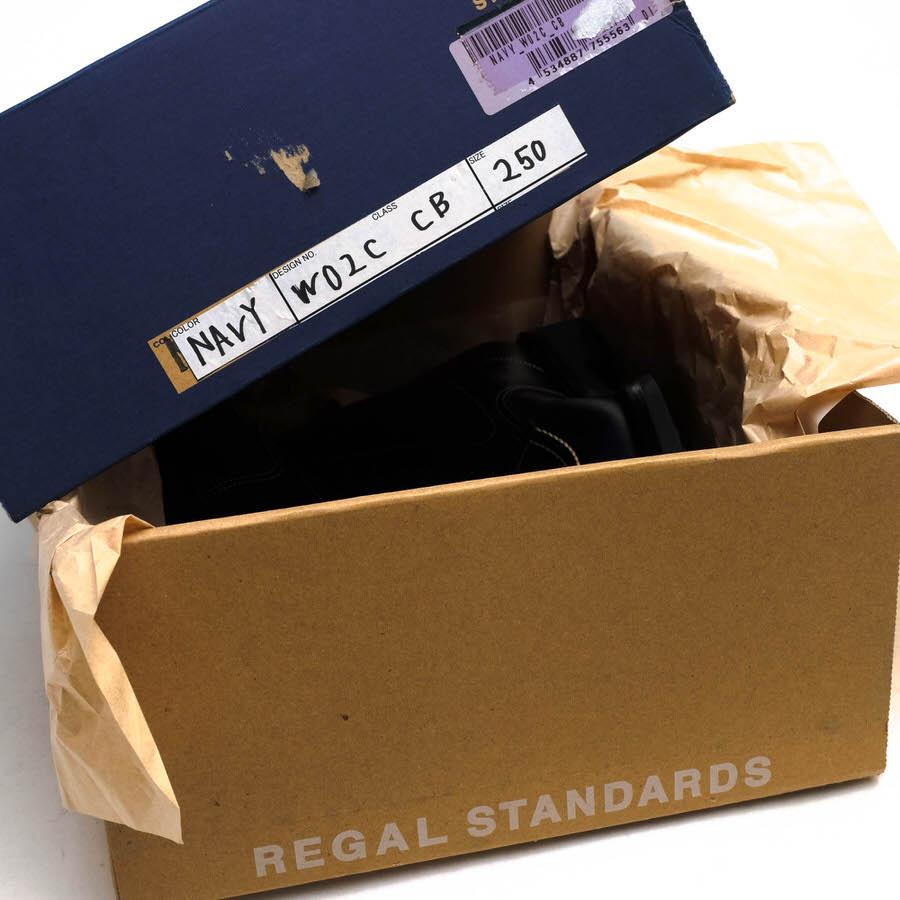 極美品✨リーガル スタンダード W02C レザータンカーブーツ 黒 25 REGAL リーガル レースアップブーツ W02C ステア オイル加工