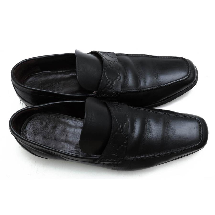 GUCCI（グッチ） コインローファー 170311 牛革 カーフ GGシマ 