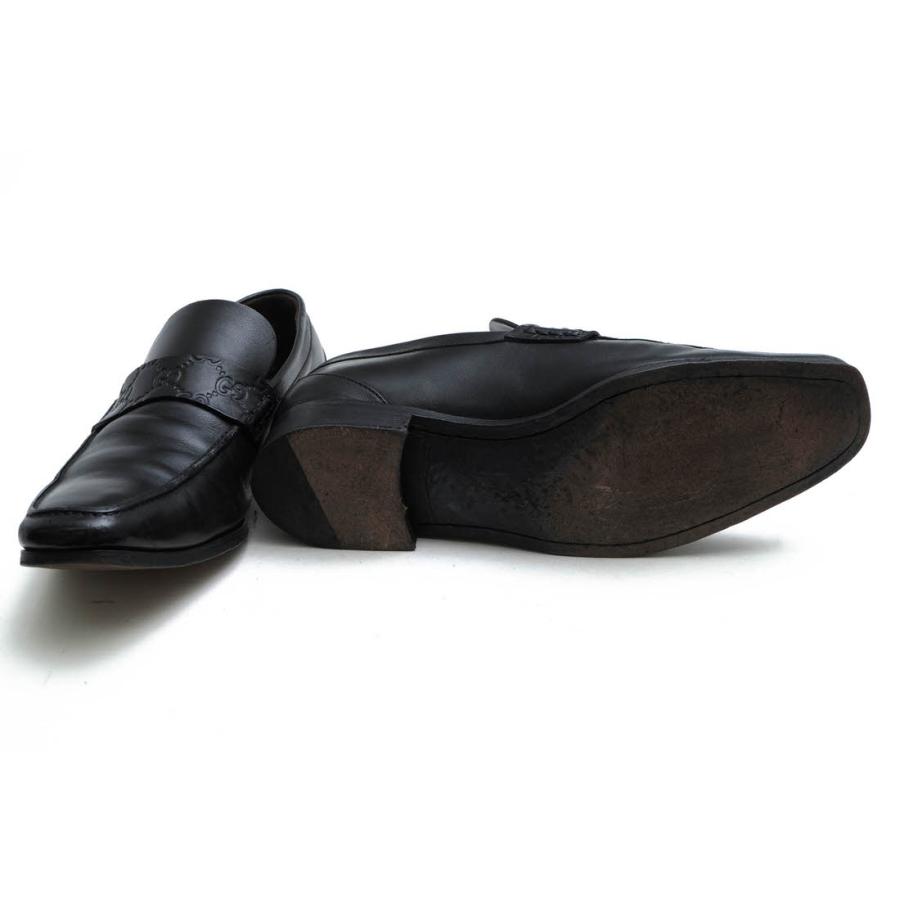 GUCCI（グッチ） コインローファー 170311 牛革 カーフ GGシマ