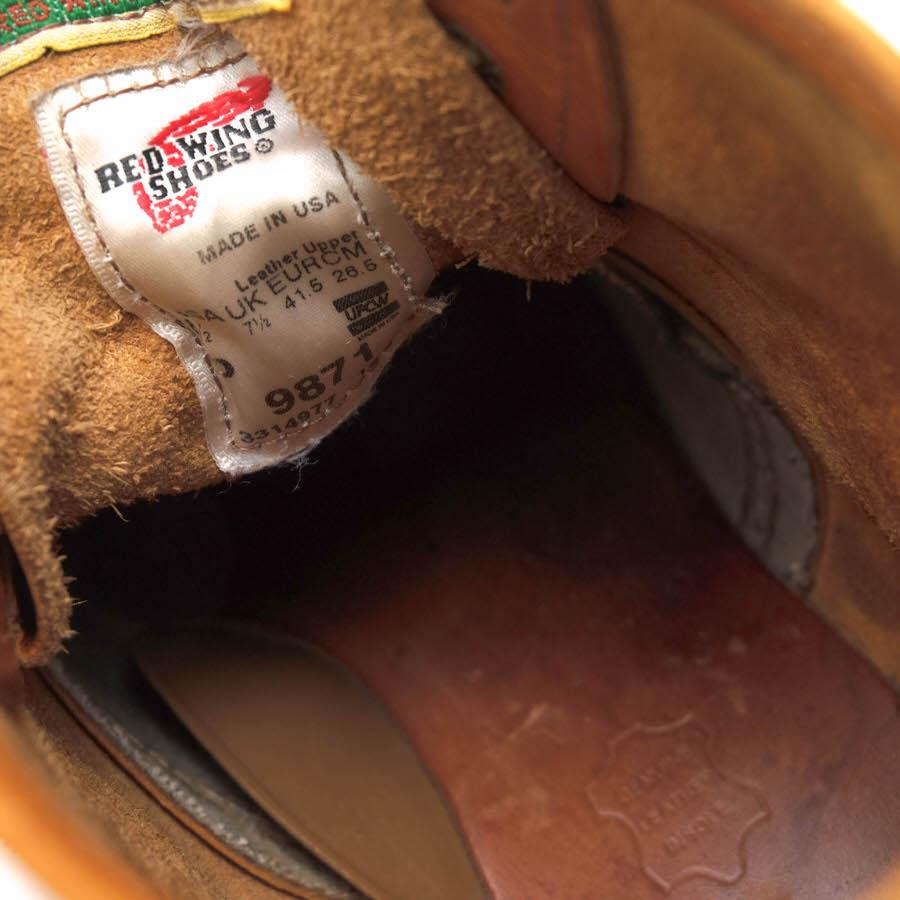 RED WING SHOES（レッドウィング） RED WING ワークブーツ 9871 6inch