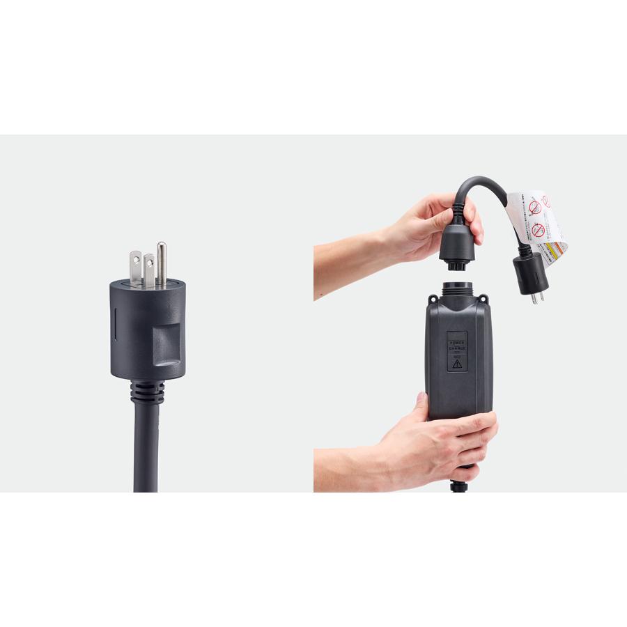 トヨタ純正　充電ケーブル　100v.200v変換アダプター付き 電気自動車EV 200V→100V 変換延長充電コンセントケーブル 4