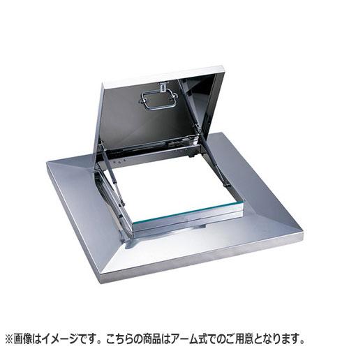 NASTA ナスタ 屋上点検ハッチ　ステンレス 後付タイプ ガスダンパー式 シリーズ 500× 900 KS-RM5050SA | 屋上 点検 ハッチ 新築 DIY ビル マンション 昇降