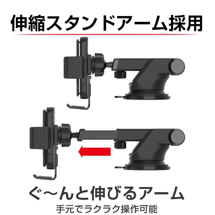 星光産業 フレキスマホホルダー EC-241 | 携帯ホルダー スマホホルダー スマホ 携帯 内装パーツ 収納 ホルダー 本革調 車用品 カー用品 カーアクセサリー｜desirdevivre-zacca｜06