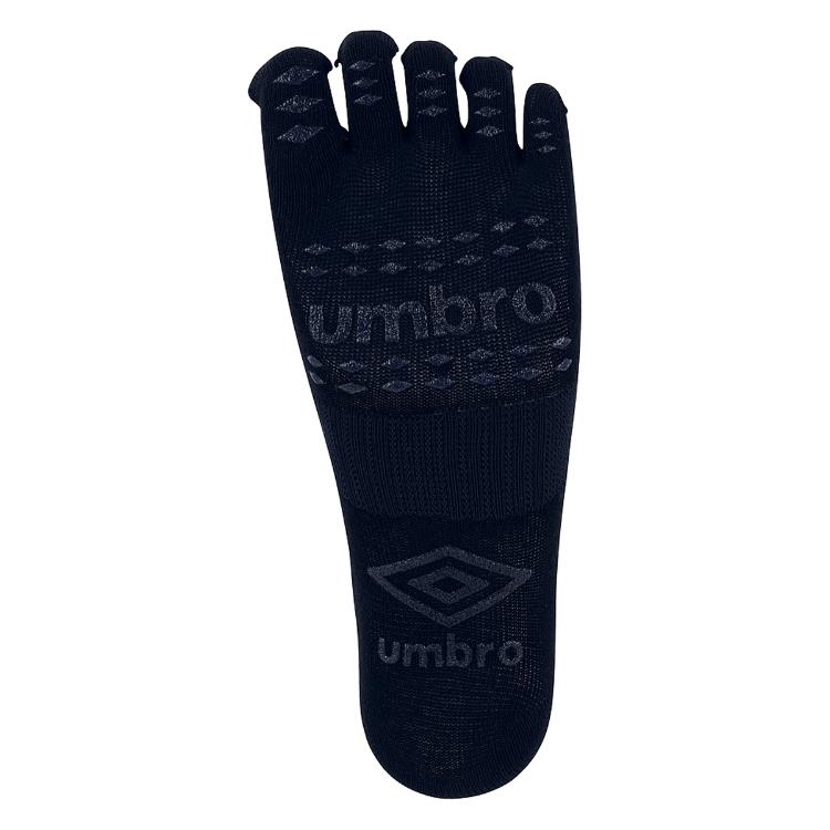 umbro アンブロ 五本指ミドルソックス ネイビー 22-24 UAS8622 NVY | スポーツ 服 衣類 ウエア 小物 靴下 くつ下 刺繍 サポート サッカー フットサル｜desirdevivre-zacca｜02