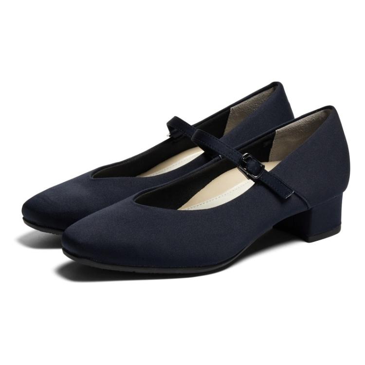 asics アシックス商事 ROOMY PUMPS ネイビー 24 AO-10243 53