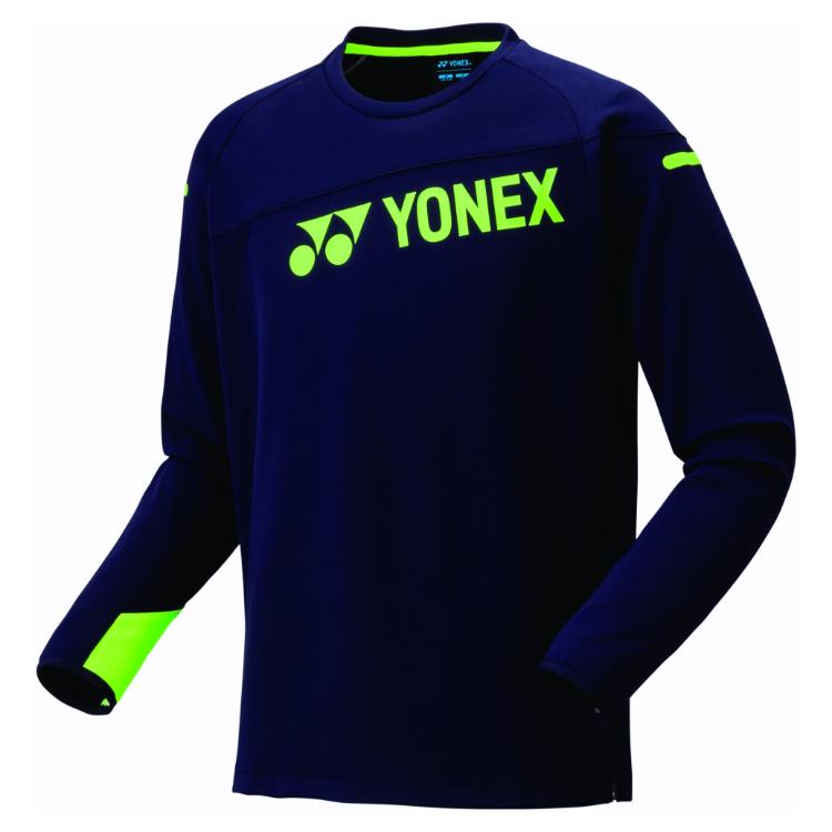 YONEX ヨネックス ジュニアライトトレーナー ネイビーブルー J130