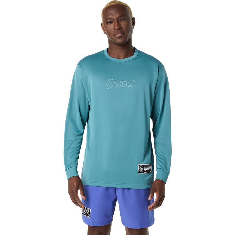 asics アシックス ロングスリーブ アトランティスブルー XL 2063A426