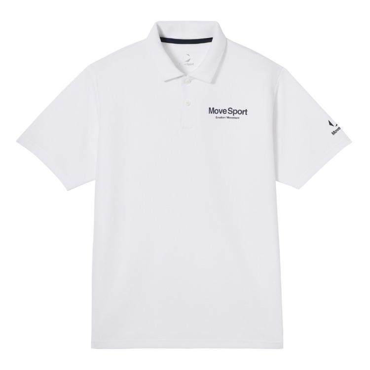 DESCENTE デサント 高通気襟付きシャツ ホワイト XO ST6SHS04M WH00
