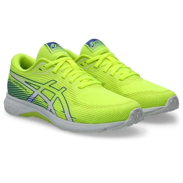 asics アシックス商事 LAZERBEAM RK ネオンイエローxパープル 22.5