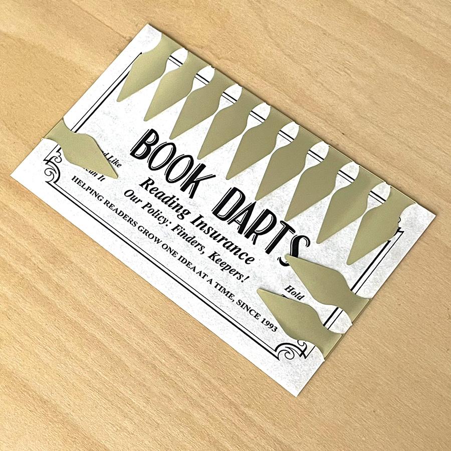 BOOK DARTS ブックダーツ 12個入り ゴールド : 文房具 手帳 DESK LABO