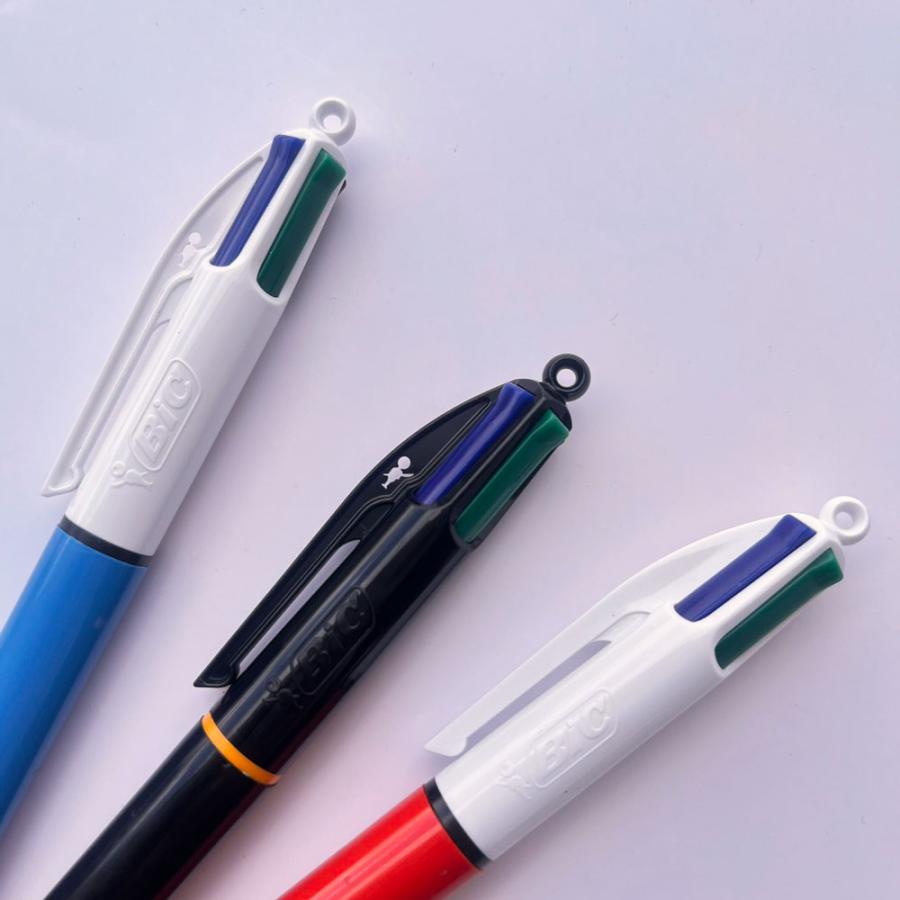 BIC（ビック） 4色ボールペン 1mm 0.7mm 手帳 筆記具 : 文房具