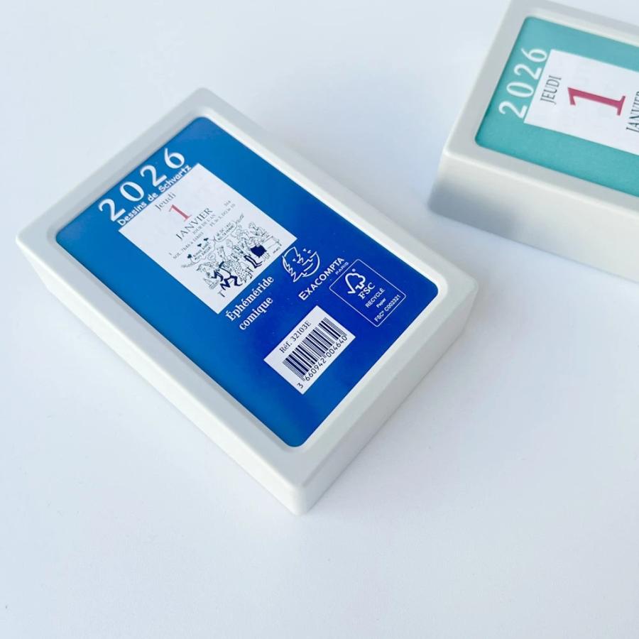 日めくり カレンダー エグザコンタ 2026 EXACOMPTA おしゃれ コミック