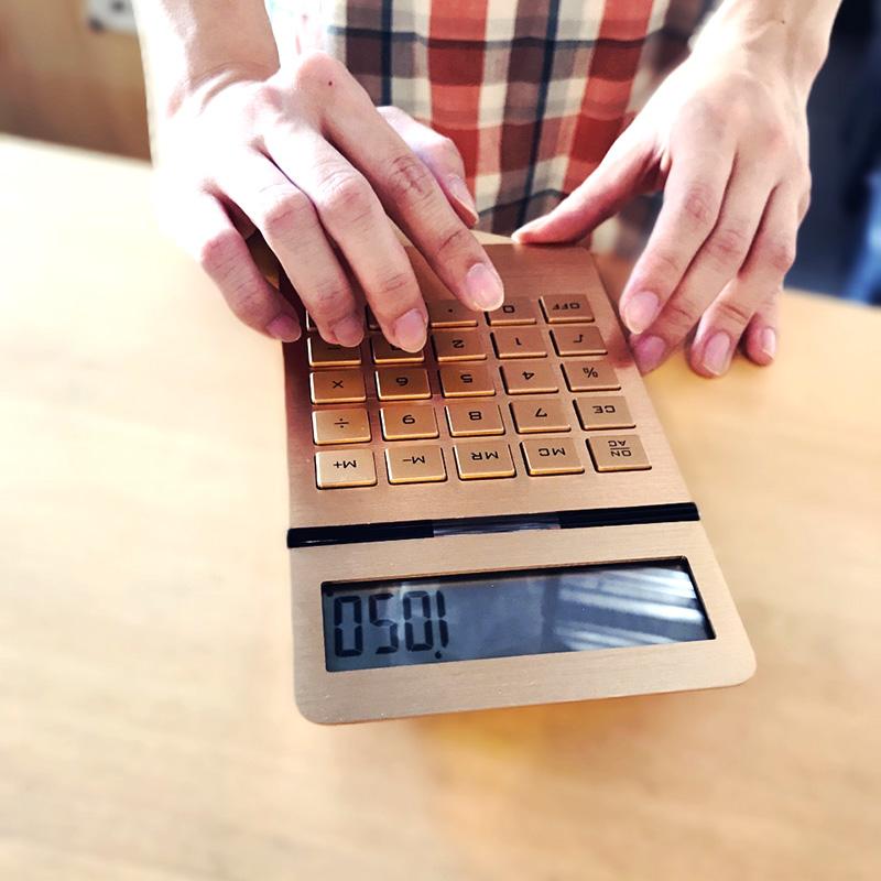 DETAIL（ディテール） 電卓 10ディジット インゴット カリキュレーター