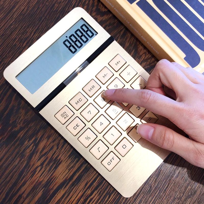 DETAIL（ディテール） 電卓 10ディジット インゴット カリキュレーター