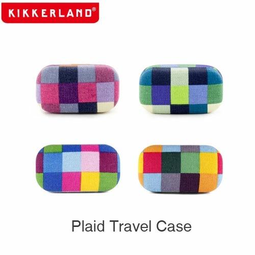 小物 K KIKKERLAND（キッカーランド） プレイドトラベルケース コンパクト