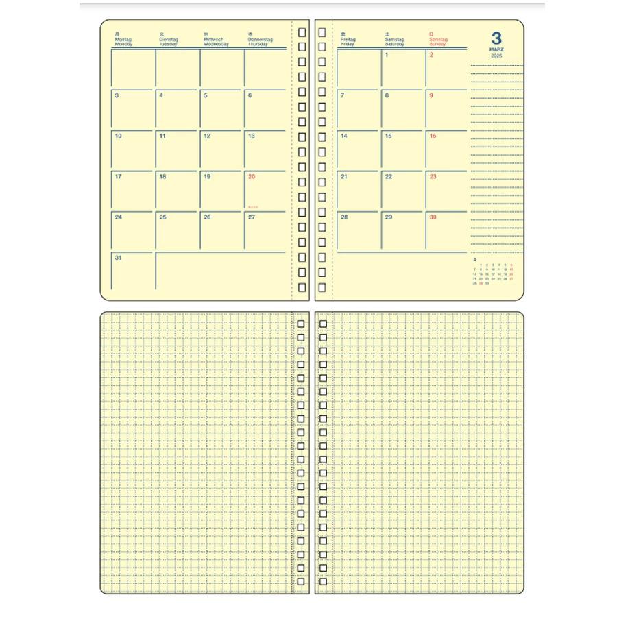 Rollbahn ロルバーン L ダイアリー 5点セット DELFONICS（デルフォニックス） ロルバーン ダイアリー Lサイズ 2025年