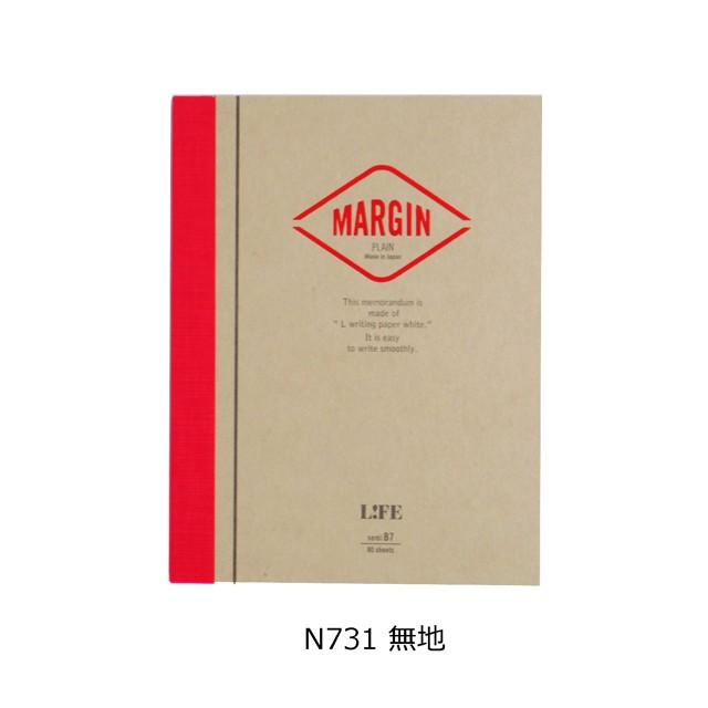 ライフ（LIFE） マージン メモ ノート LIFE MARGIN セミB7サイズ