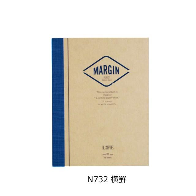 ライフ（LIFE） マージン メモ ノート LIFE MARGIN セミB7サイズ