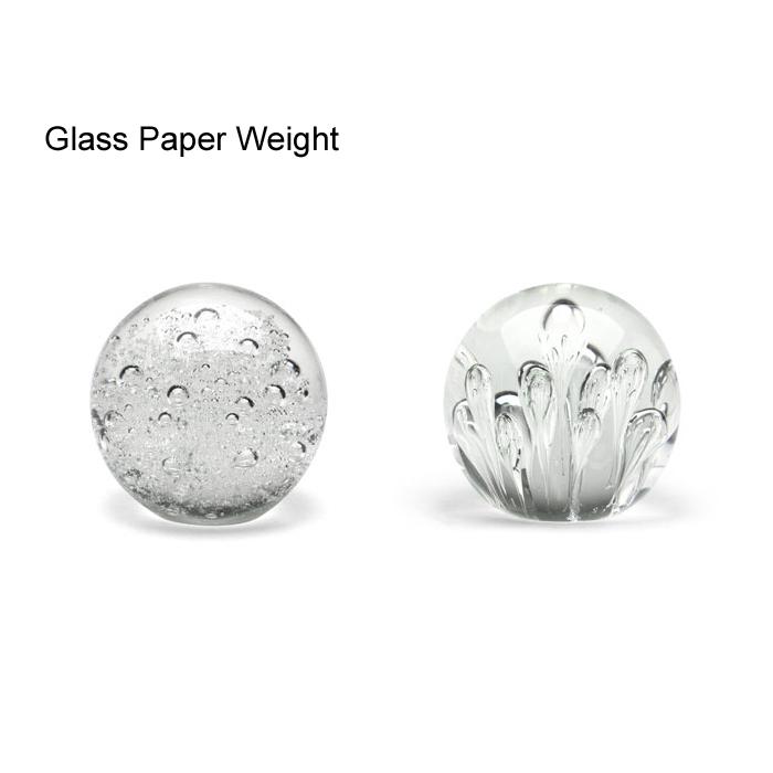 グラスペーパーウェイト ガラス オブジェ 気泡 おしゃれ インテリア 置物 Detail 文房具 手帳 Desk Labo 通販 Yahoo ショッピング