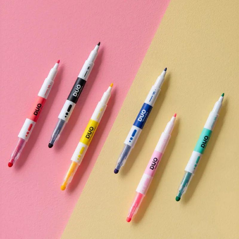 PAPIER TIGRE パピエティグル 6 Felt Pen Set フェルトペン ドットペン